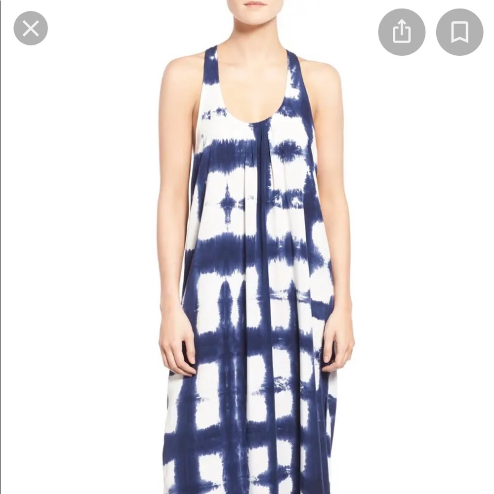 SPLENDID “Vista” Tie Dye Midi Dress